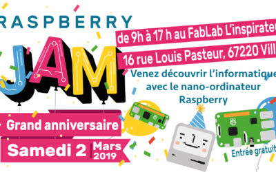 Le 2 mars « La Raspberry Jam des inspirés »